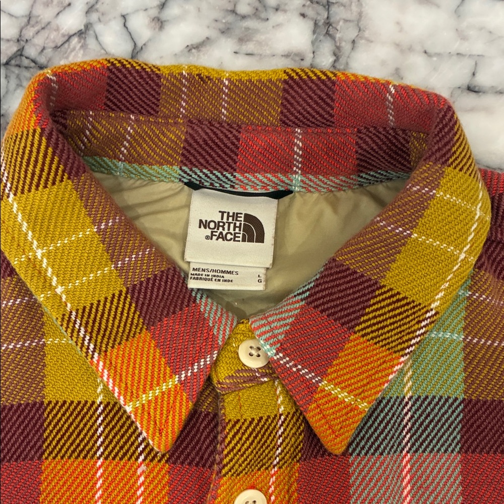 The North face heavy flannel men’s shirt